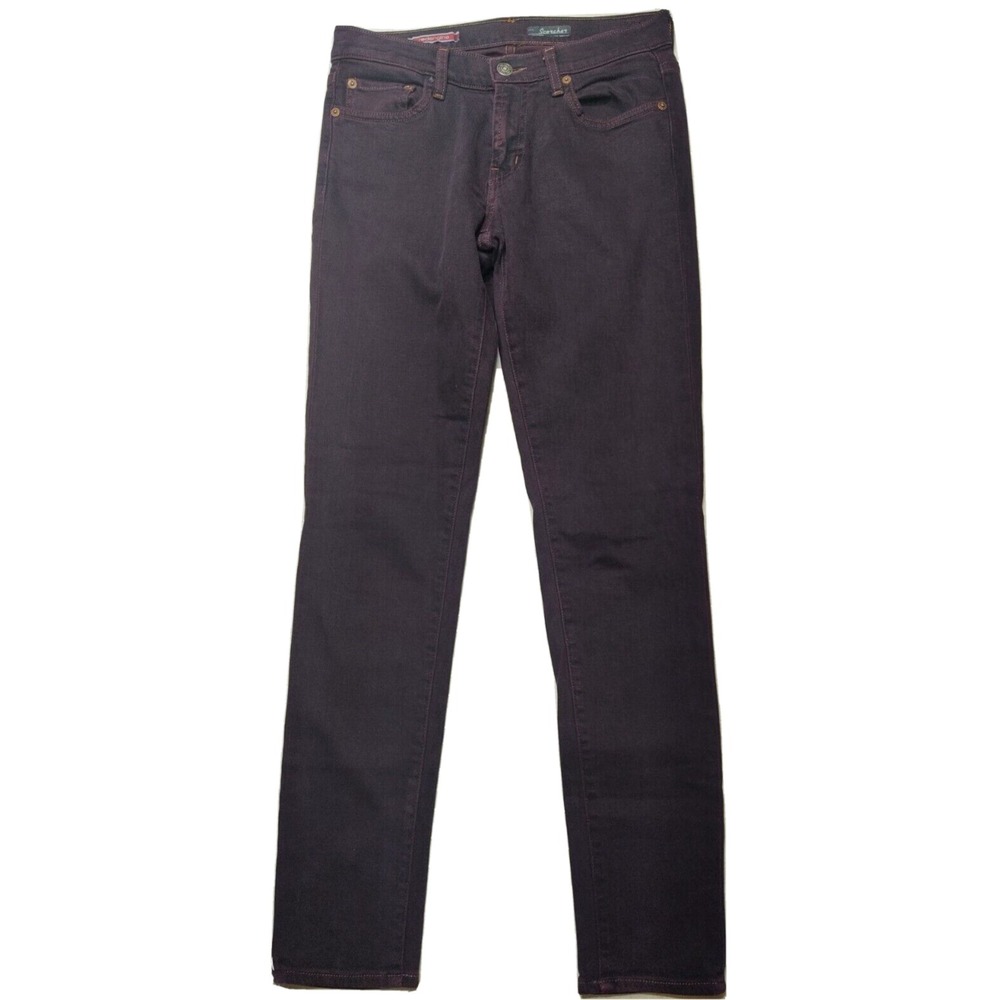 RED ENGINE Scorcher Women 29 Super Skinny Purple Denim Jeans MADE IN USA